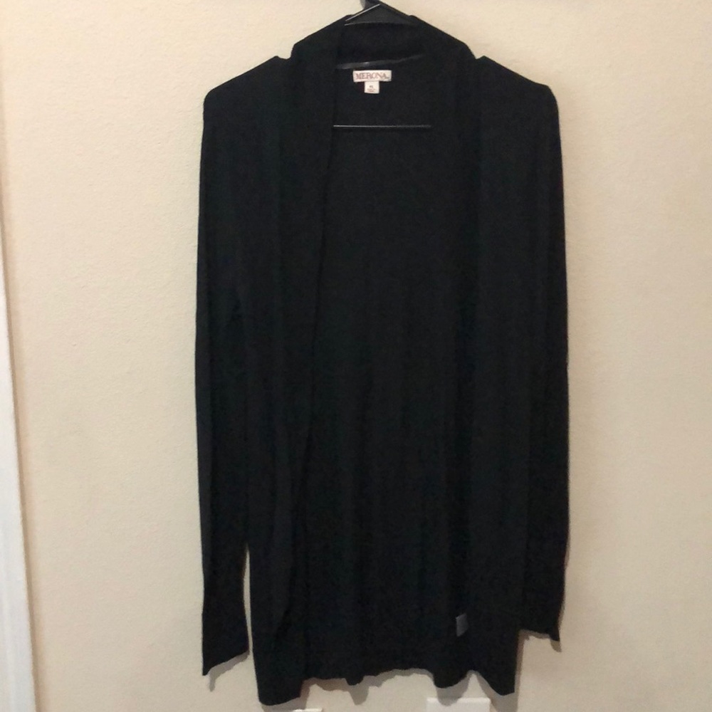 Merona black cardigan